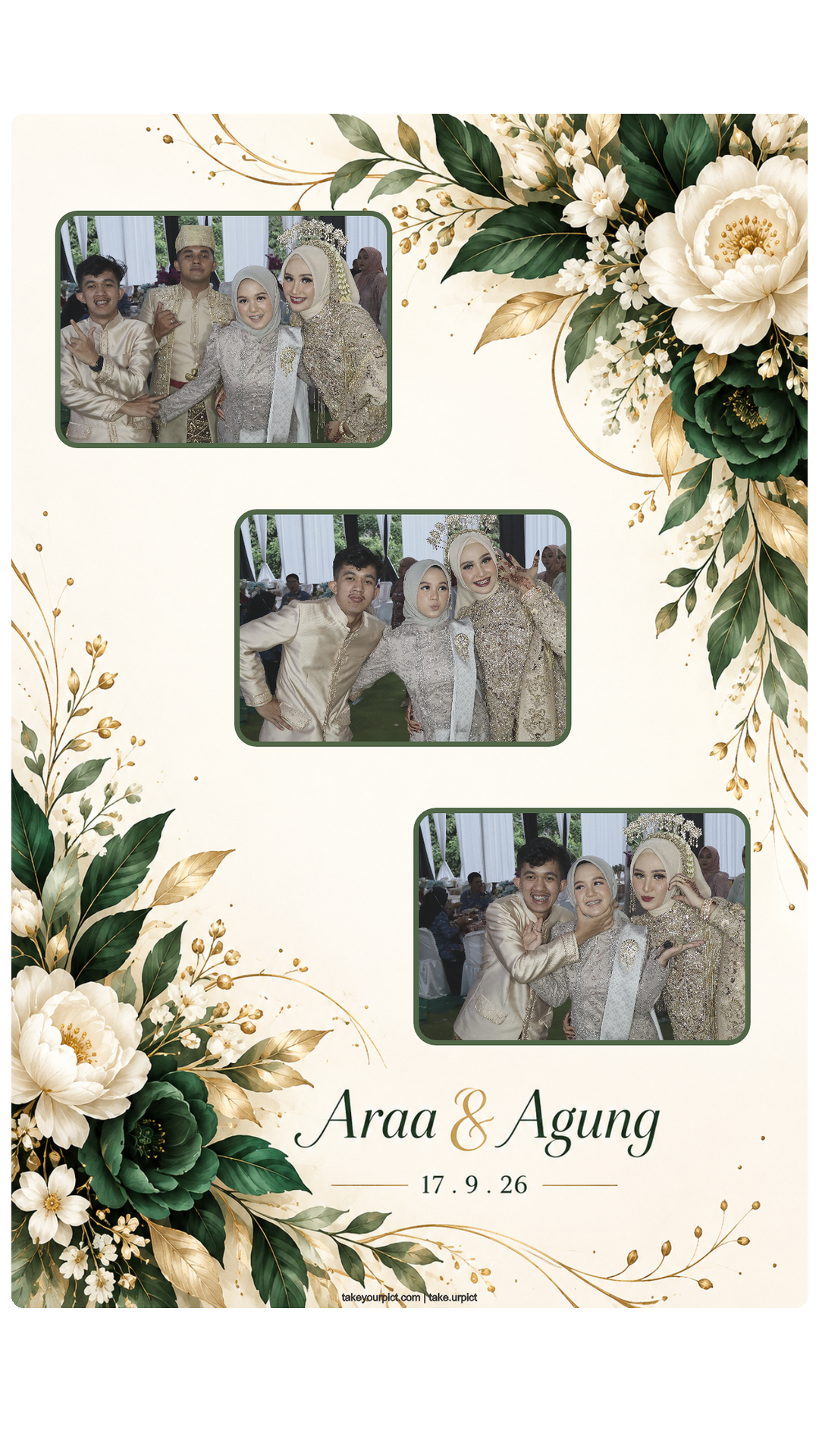 Contoh lembar cetak TakeYourPict